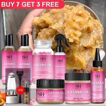 Pure Batana Oil Hair Growth Set – Anti-Hair Loss & Regrowth Treatment