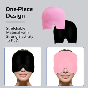 Gel Ice Cap – Hot & Cold Therapy Hat for Headache Relief, Sleep & Relaxation
