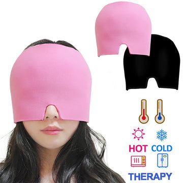 Gel Ice Cap – Hot & Cold Therapy Hat for Headache Relief, Sleep & Relaxation