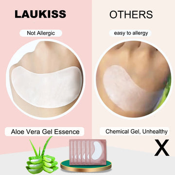 100 Pairs Lint-Free Eye Patches – Hydrogel Under-Eye Pads for Eyelash Extensions