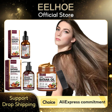 Natural Batana Oil Hair Treatment Set – Nourishing & Strengthening Shampoo & Conditioner