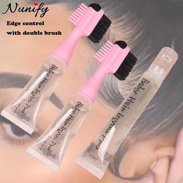 Edge Control Gel with Brush – Strong Hold Hair Styling for Baby Hairs (20ml)